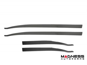 Jeep Renegade Door Trim - Lower Side Molding Kit - Dark Chrome Steel